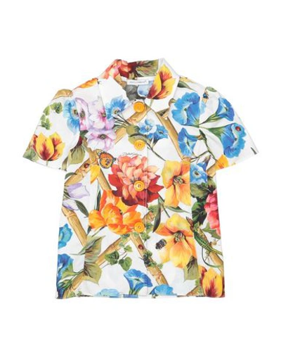Dolce & Gabbana Babies'  Toddler Girl Shirt White Size 4 Cotton