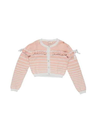 Elisabetta Franchi Babies' Cardigan In Pink