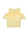 Elisabetta Franchi Kids' Blouses In Yellow