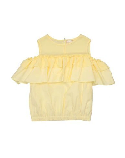 Elisabetta Franchi Babies' Blouses In Yellow
