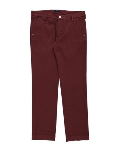 Entre Amis Casual Pants In Maroon
