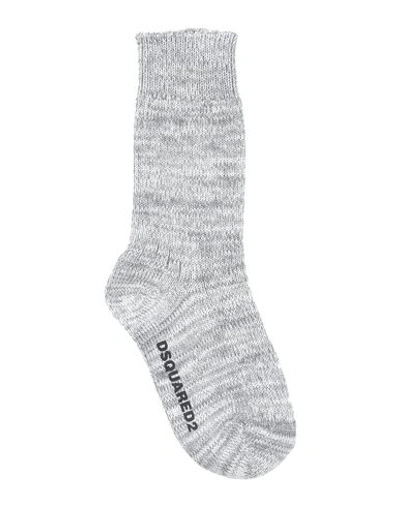 Dsquared2 Kids' Short Socks In Grey