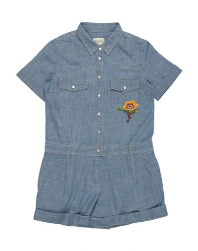 Gucci Kids' Overalls In Blue