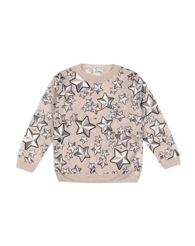 Elisabetta Franchi Kids' Sweaters In Beige