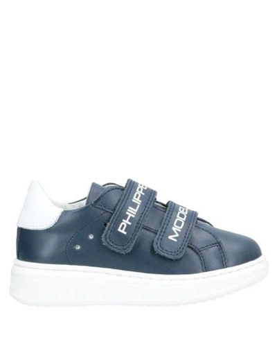 Philippe Model Babies' Sneakers In Dark Blue