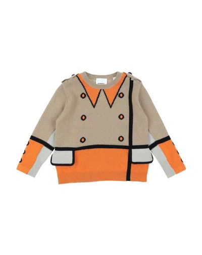 Burberry Kids' Cashmere Blend In Sand