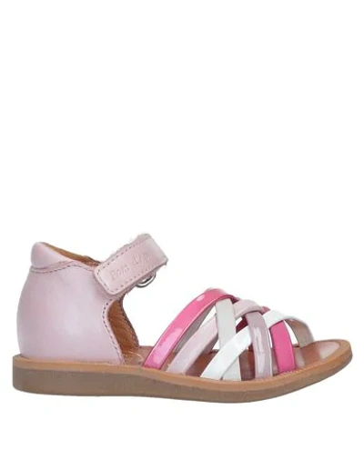 Pom D'api Babies' Sandals In Pink