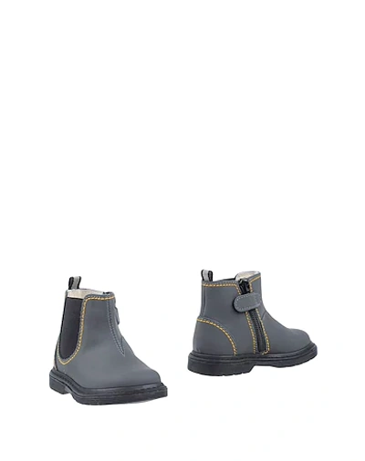 Il Gufo Babies' Ankle Boots In Lead