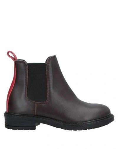 Marni Babies' Ankle Boot In Cocoa