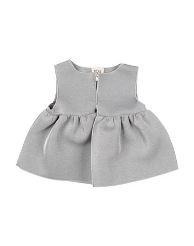 Douuod Kids' Wrap Cardigans In Silver