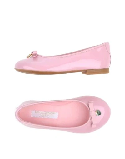 Dolce & Gabbana Babies' Ballet Flats In Pink