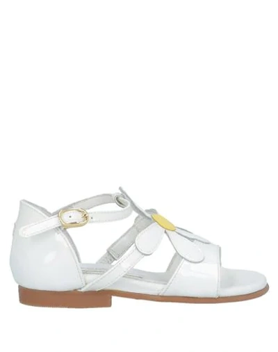 Dolce & Gabbana Babies' Sandals In White