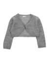 Il Gufo Babies' Cardigan In Grey