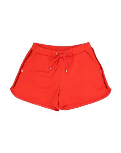 Elisabetta Franchi Kids'  Toddler Girl Shorts & Bermuda Shorts Coral Size 6 Cotton, Elastane In Red