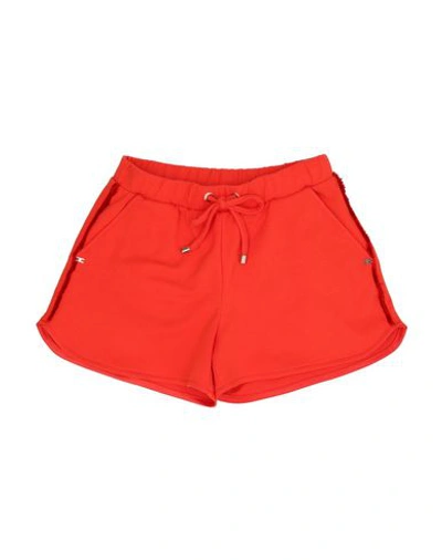 Elisabetta Franchi Babies'  Toddler Girl Shorts & Bermuda Shorts Coral Size 6 Cotton, Elastane In Red