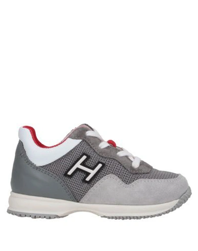 Hogan Kids' Sneakers In Grey