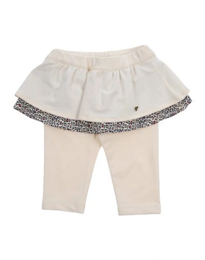 Armani Junior Babies' Leggings In Ivory