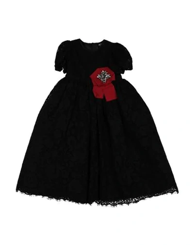 Dolce & Gabbana Babies' Dress In Black