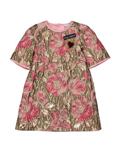 Dolce & Gabbana Kids' Dress In Pink