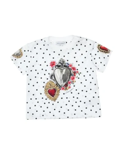 Dolce & Gabbana Babies' T-shirt In White