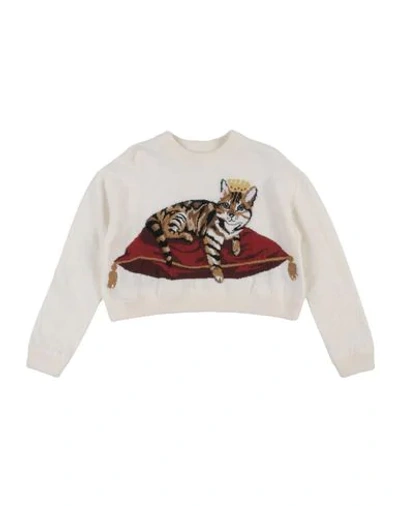 Dolce & Gabbana Kids' Sweaters In Ivory