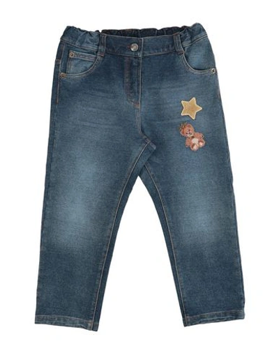 Dolce & Gabbana Babies' Denim Pants In Blue