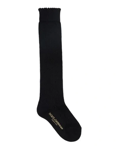 Dolce & Gabbana Babies' Socks In Black