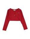 Monnalisa Kids' Shrug In Maroon