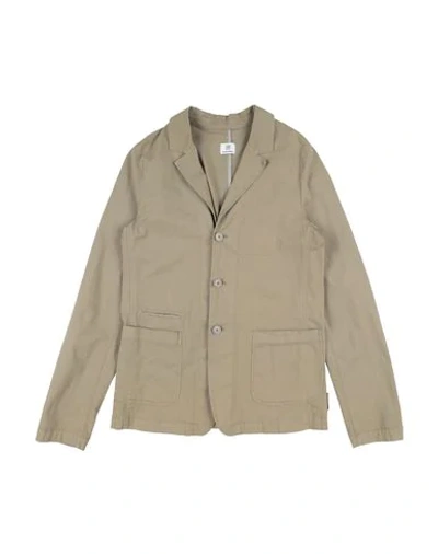 Mauro Grifoni Kids' Suit Jackets In Khaki