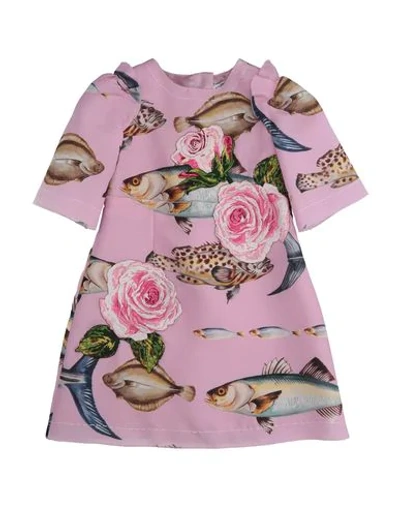 Dolce & Gabbana Babies' Dresses In Pink