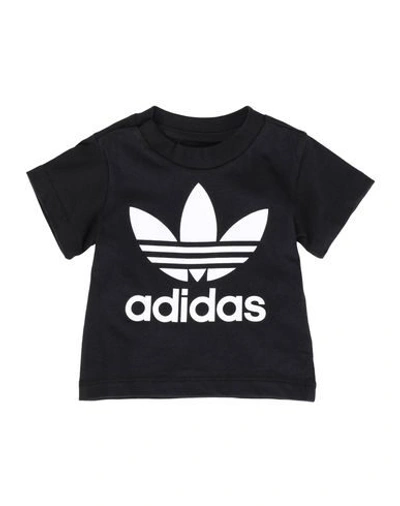 Adidas Originals Babies' T-shirts In Black