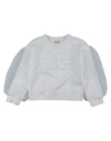 Elisabetta Franchi Kids' Sweatshirt In Ivory