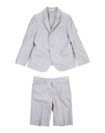 Dolce & Gabbana Kids' Outfits In Light Grey