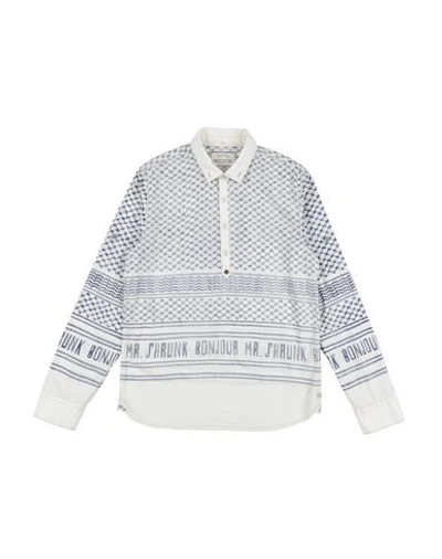 Scotch & Soda Kids' Shirts In Ivory