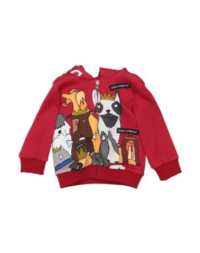 Dolce & Gabbana Babies' Sweatshirt In Red