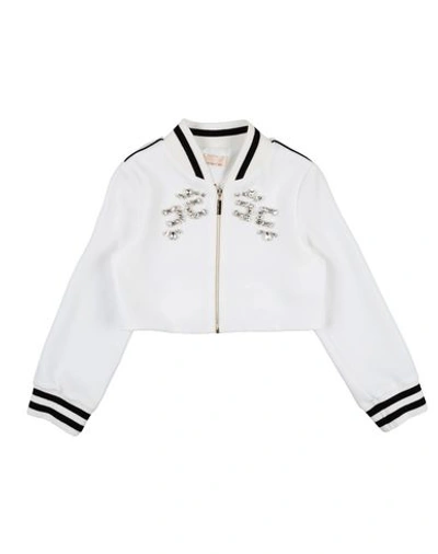Elisabetta Franchi Babies' Jacket In White
