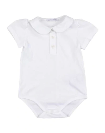 Dolce & Gabbana Babies' Bodysuit In White