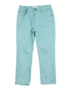 Twinset Kids' Casual Pants In Turquoise
