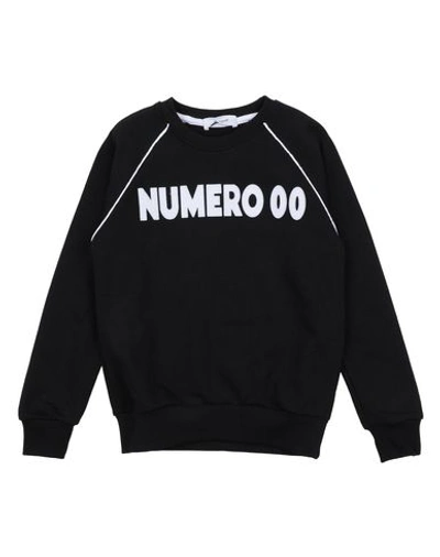 Numero 00 Kids' Sweatshirts In Black