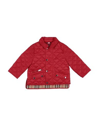 Burberry Babies' Synthetic Padding In Red