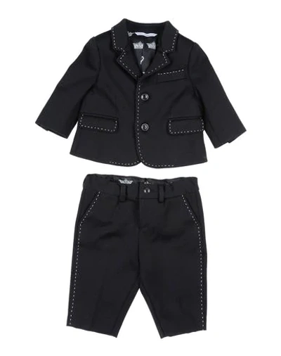 Dolce & Gabbana Babies' Outfits In Black