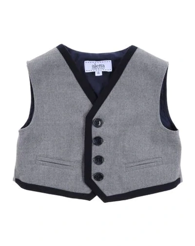Aletta Babies' Vest In Grey