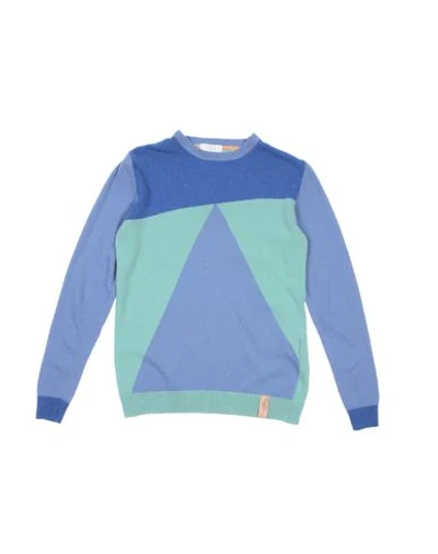 Alviero Martini 1a Classe Kids' Sweater In Azure