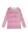 Patrizia Pepe Kids' T-shirts In Pink