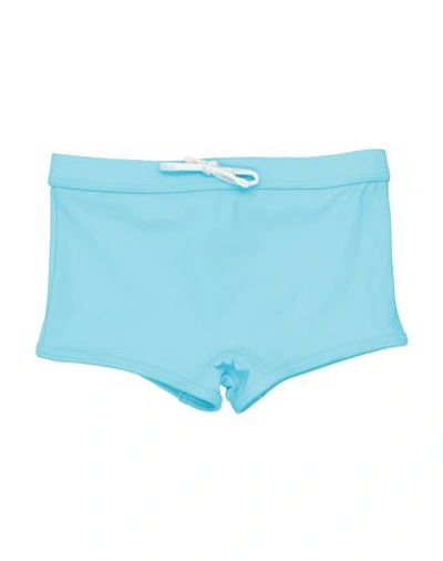 Dolce & Gabbana Babies' Swim Shorts In Turquoise