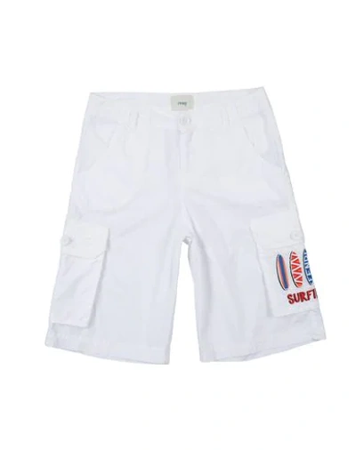 Fendi Kids' Casual Pants In White