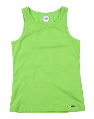 Parrot Kids' T-shirts In Acid Green