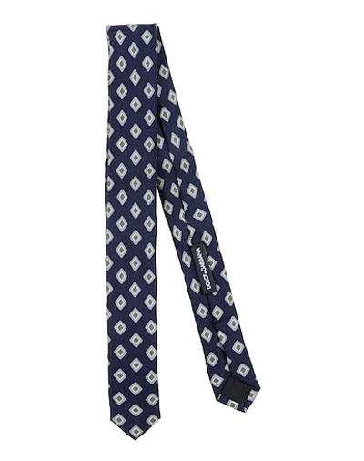 Dolce & Gabbana Babies' Ties & Bow Ties In Dark Blue