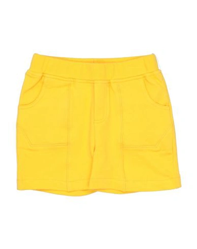 Frankie Morello Babies' Shorts & Bermuda Shorts In Yellow