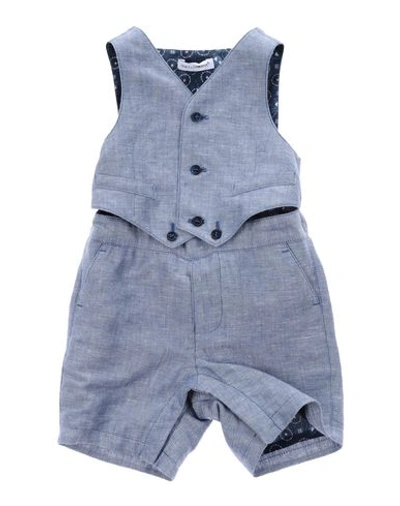Dolce & Gabbana Babies' Overall In Blue